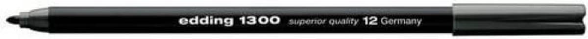 Color pennen Edding 1300-12 grijs