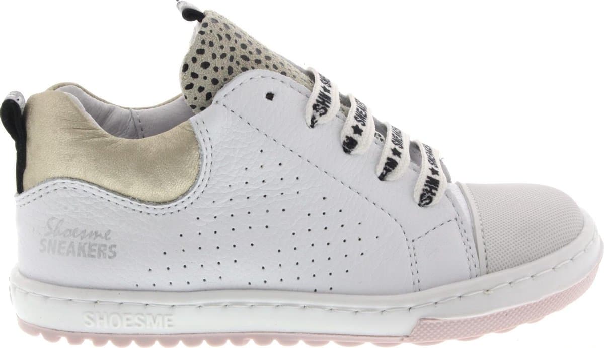 Meisjes Veterschoenen Shoesme Ef21s012-e Dot Beige - Maat 24