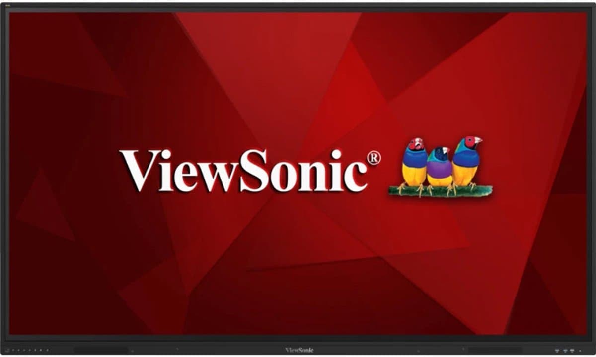 Viewsonic IFP86G1 interactief whiteboard 2,18 m (86") 3840 x 2160 Pixels Touchscreen Zwart HDMI