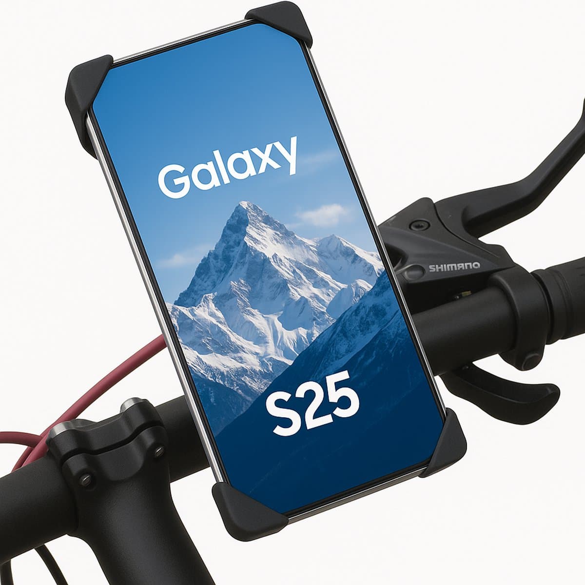 Telefoonhouder voor Fiets , Motor & Scooter / Brommer - Anti-Schok laag- Draaibaar & Verstelbaar - Universeel - GSM Mobiel Houder - Fietshouder