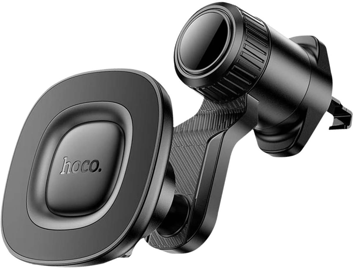 Hoco, Magnetische telefoonhouder voor in de auto 360 graden Ventilatierooster, Zwart