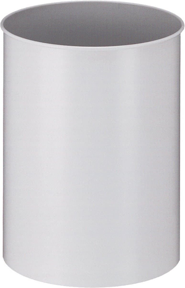 V-Part - Ronde papierbak 30 liter - Steel - grijs - Prullenbak
