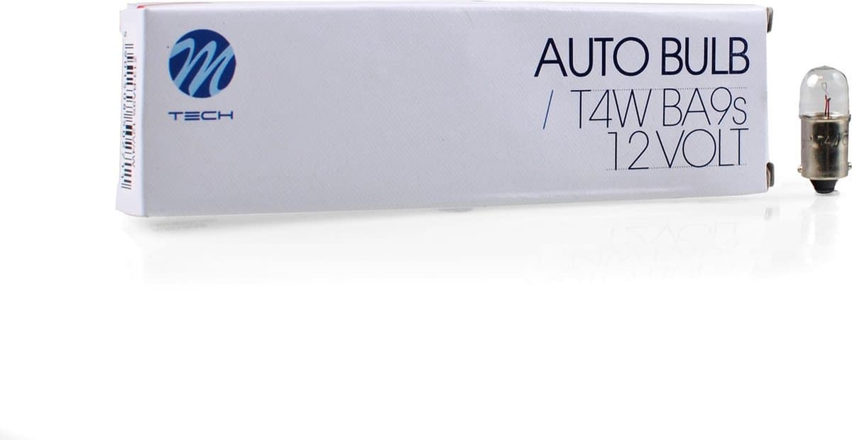 M-Tech BA9s / T4W 12V 4W - Helder - 10 stuks