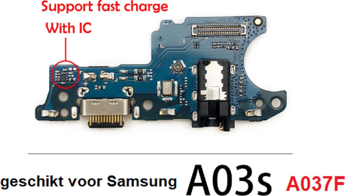 Samsung Galaxy A03s oplaad connector - charching dock connector
