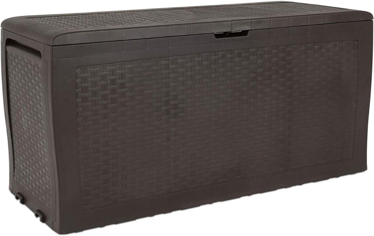 DnA® Keter Opbergbox - Keter Tuinkast - Keter Opbergkast - Bruin - 117cm x 45cm x 57cm