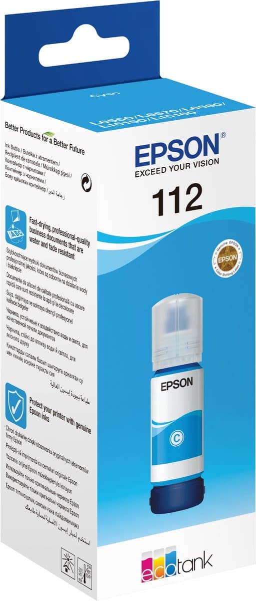 Epson EcoTank 112 origineel cyaan