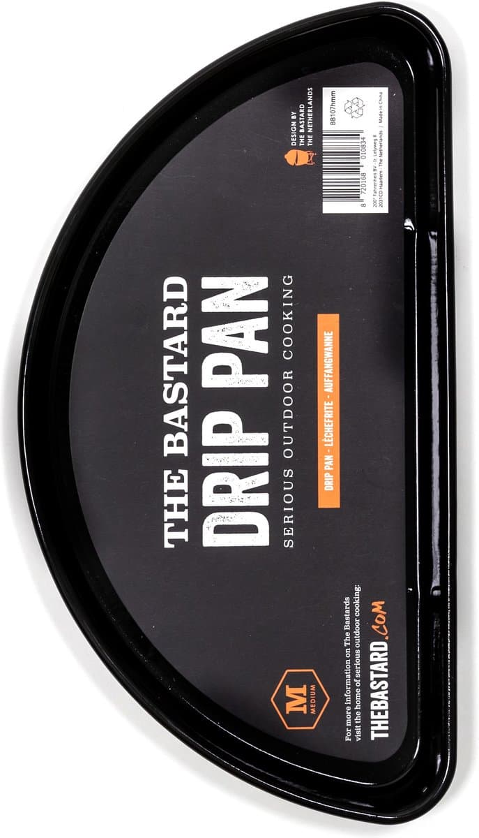 The Bastard Drip Pan Half Moon Large