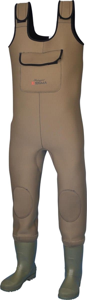 Shakespeare Sigma Neoprene Chest Wader Cleat Sole - 46 - Waadpak