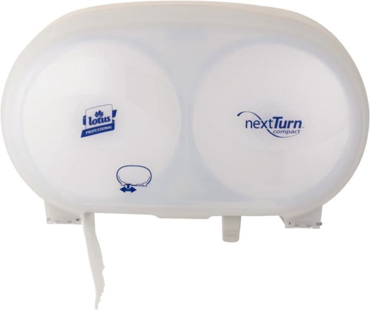 Tork Twin Hulsloos Mid-size Toiletpapier Dispenser Kunststof Wit T7