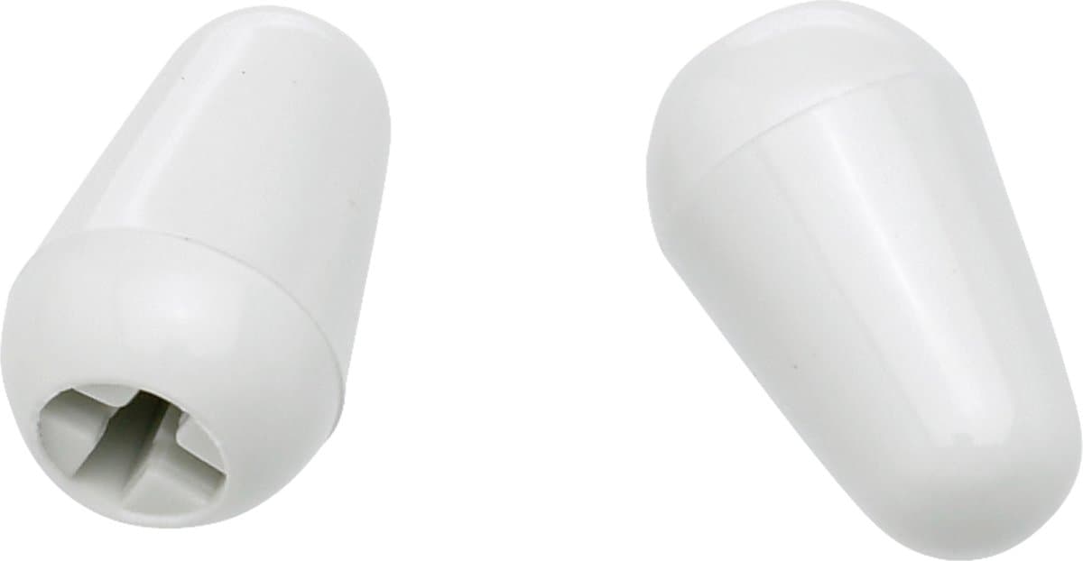 Fender Stratocaster Switch Tips White - Gitaaronderdeel