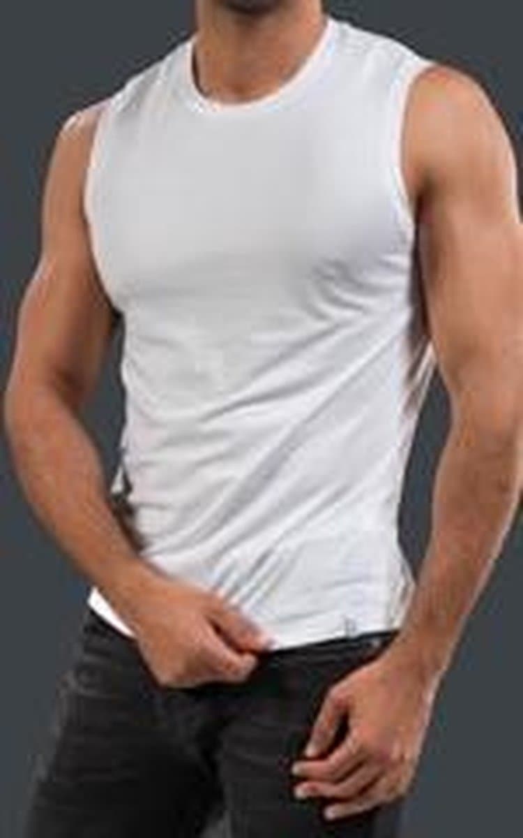 SCHIESSER Long Life Soft singlet (1-pack) - heren onderhemd modieuze snit blauwzwart