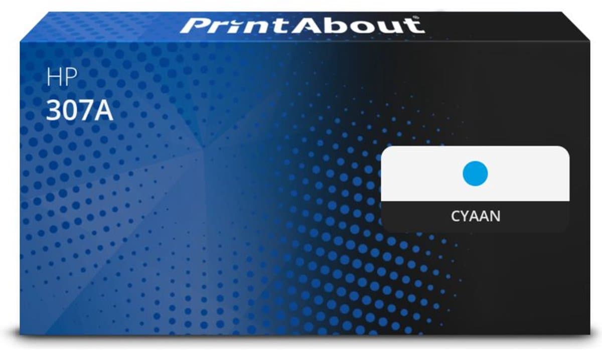 HP 307A (CE741A) toner cyaan Huismerk