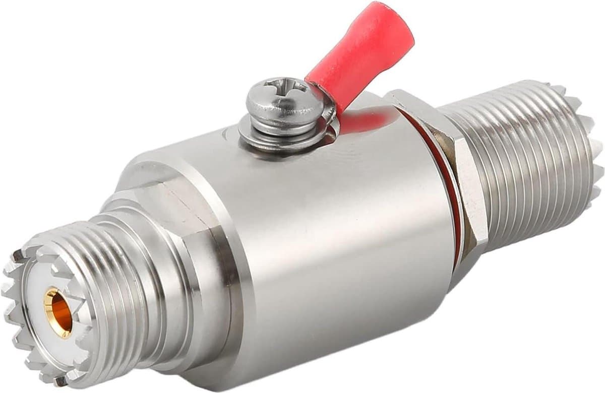 Bliksemafleider UHF Coaxiale Bliksemafleider DC 3GHz Surge Protector Socket voor CB Radio HAM Radio Apparatuur