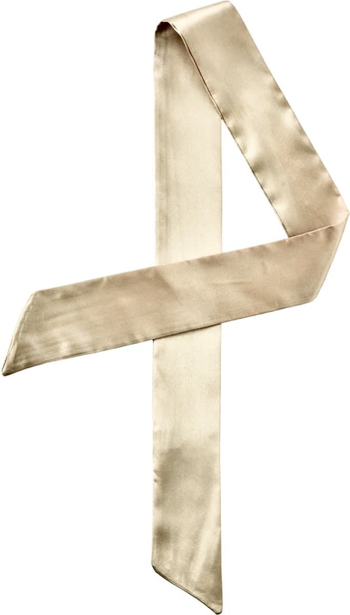 Emilie Scarves - sjaal - satijn - haarsjaal - lint handtas - taupe