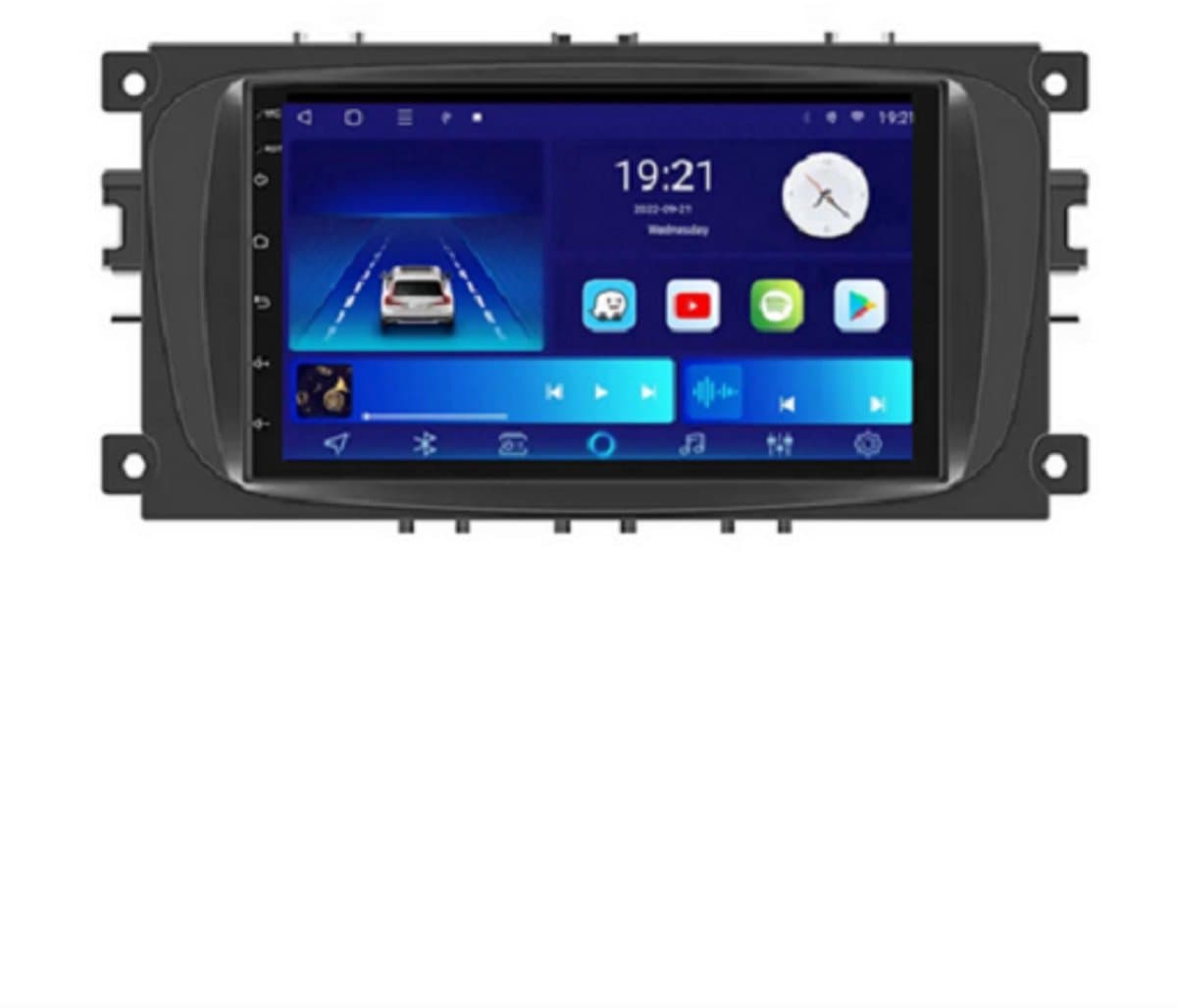 ADIVOX 7 inch geschikt voor Ford Focus/C-Max/S-Max/Mondeo/Galaxy/Kuga 2006-2011 Android 14 2GB/32GB Quad Core CarPlay/Auto/Wifi/RDS/GPS/DSP/DAB+