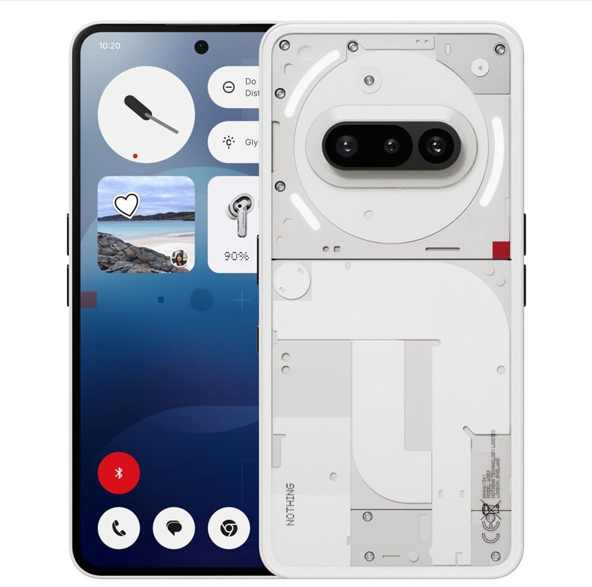 Nothing Phone (3a) 128GB Wit 5G