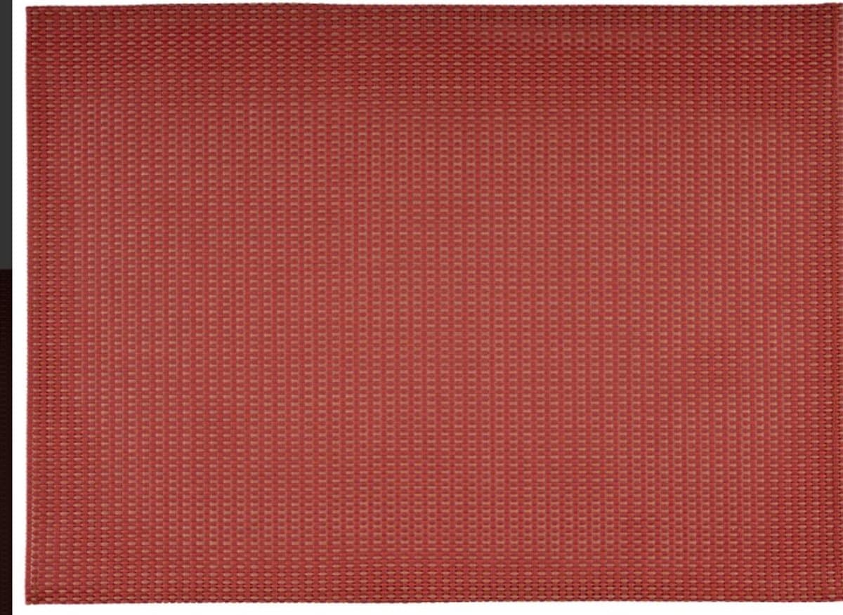 Placemat, fijne band, 45x33 cm, verpakt per 6 stuks, kleur oranje
