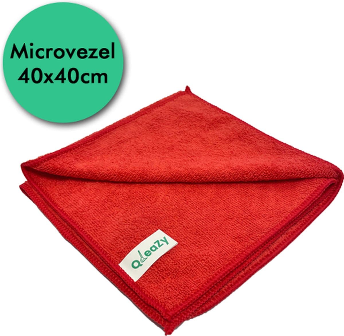 QleaZy Soft microvezeldoeken 40 x 40 cm / 10 stuks / Roze