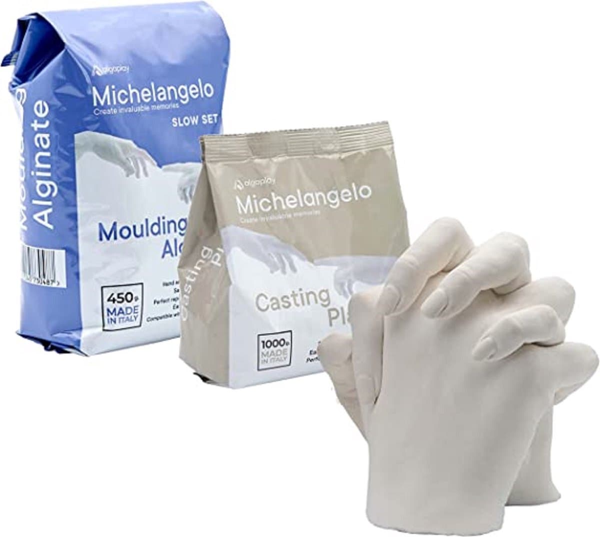 Plaster Hand Set - Hand Casting Kit for Plaster Hands Making - 3D Printing Casting