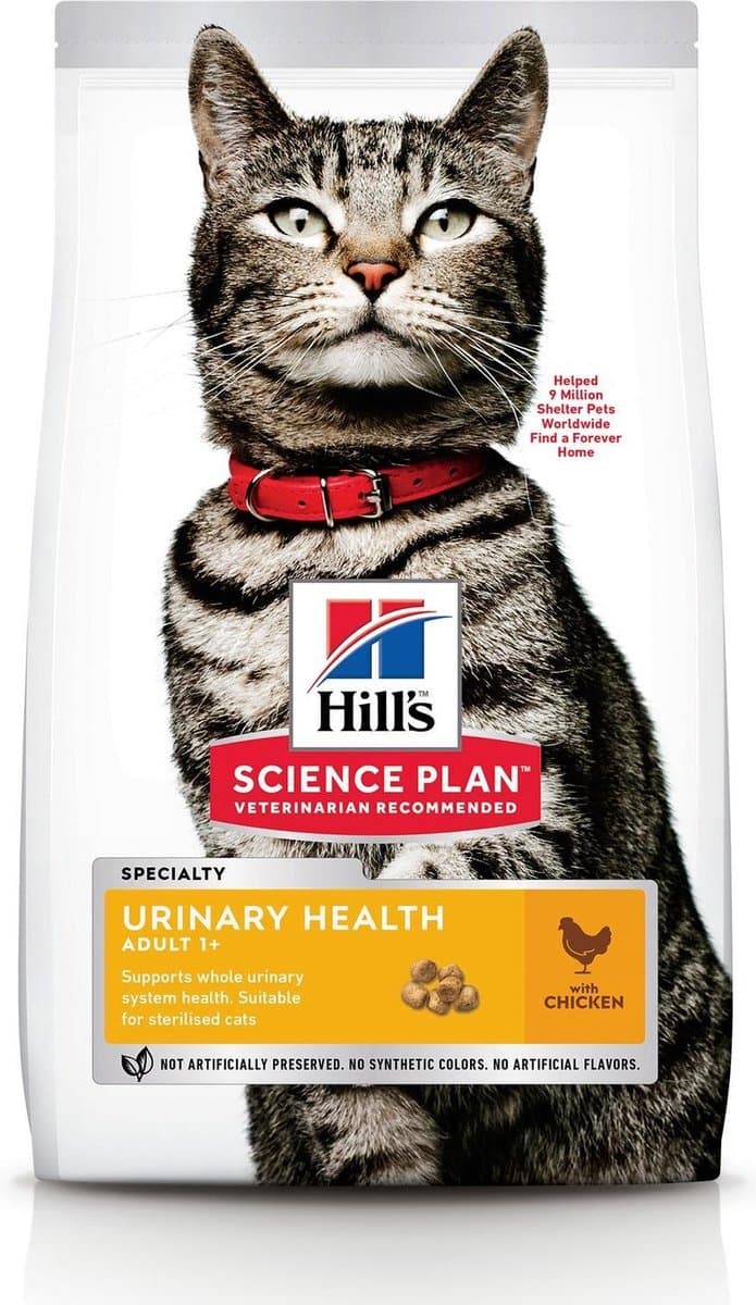 Hill's Feline Adult Urinary Health - Kattenvoer - Kip 7 kg