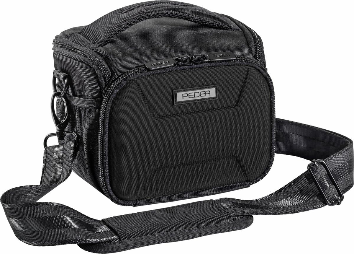 PEDEA Cameratas GUARD - Fototas - Regenhoes - Accessoirevakken - Zwart