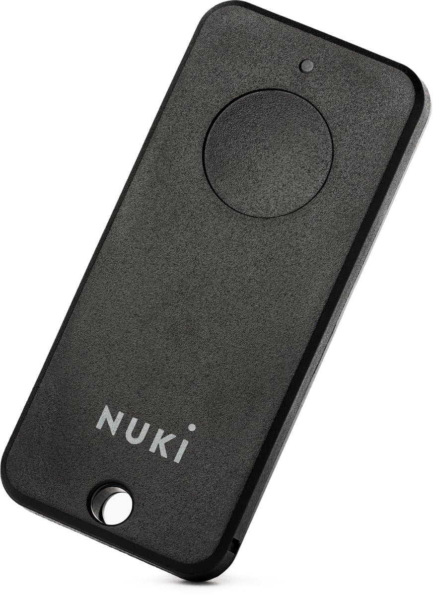 Nuki Fob – Bluetooth Sleutelhanger – Draadloos Deur Openen – Compatibel met Nuki Smart Lock – Zonder Smartphone – Zwart