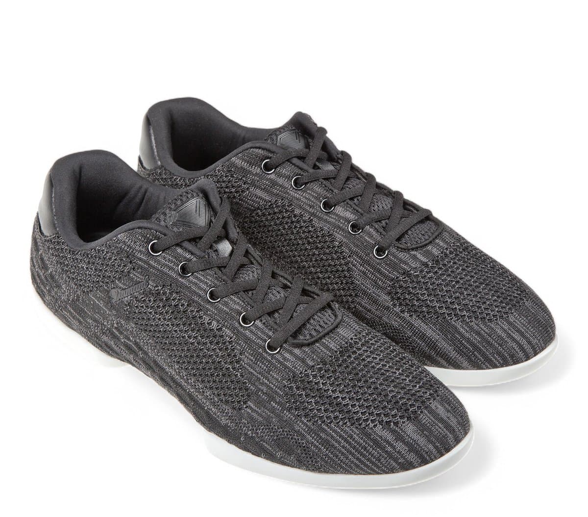 Danssneakers voor Latin en Salsa - Diamant TUNE - Twee Draaipunten - Gesplitste zool - Unisex - Zachte voetbed - Ademend mesh - Lichtgewicht - Bewegingsvrijheid - dansen Binnen en Buiten - Diamant - Grijs - 41