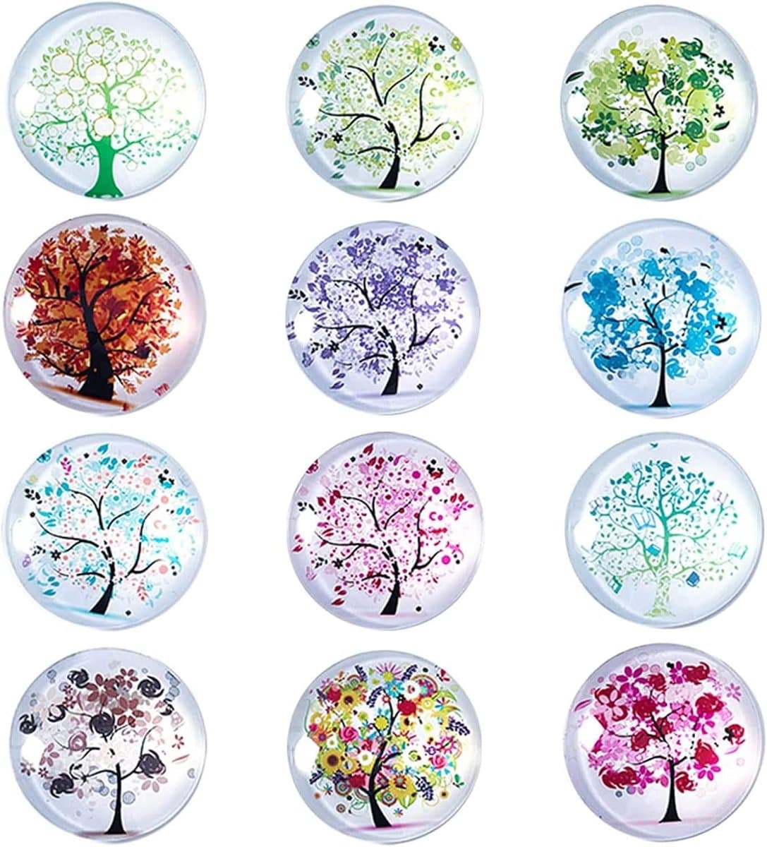 Originele koelkastmagneten - 12 stuks voor decoratie en organisatie