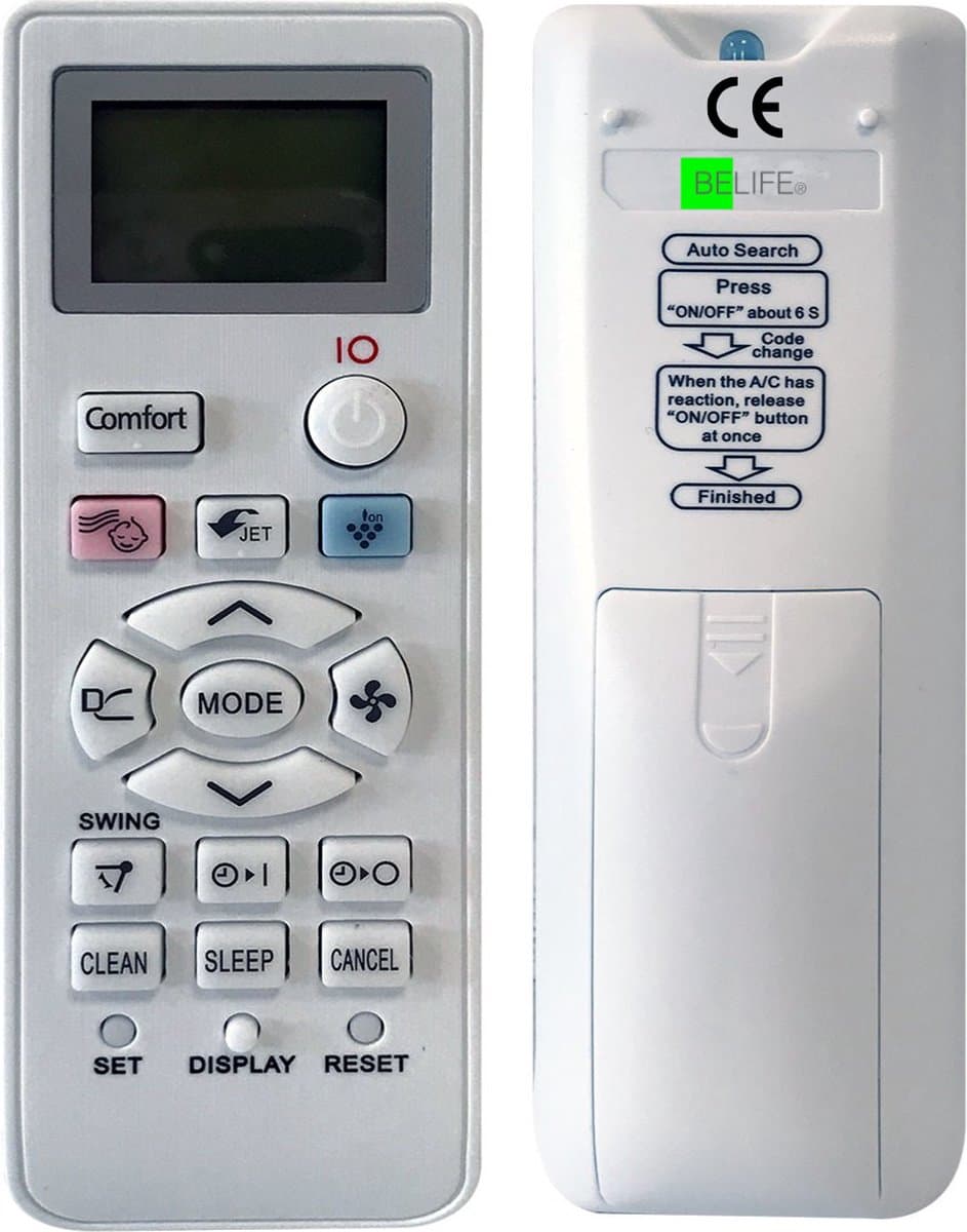 Universele Sharp airco afstandsbediening - Werkt direct