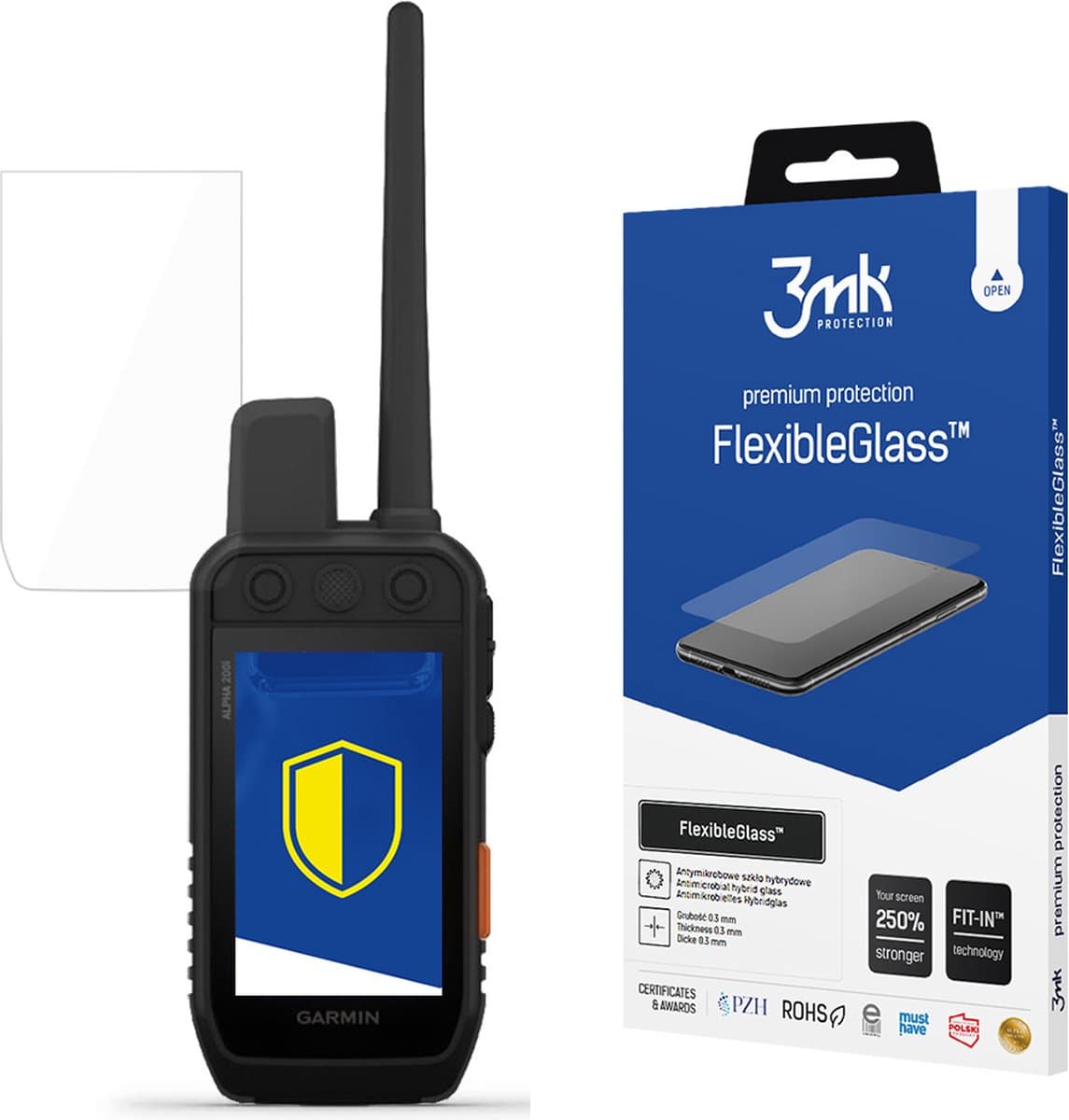 Garmin Alpha 200i - 3mk FlexibleGlass