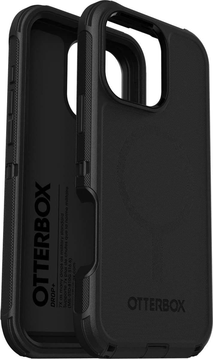Otterbox Defender Apple iPhone 16 Pro Max Back Cover Zwart met MagSafe