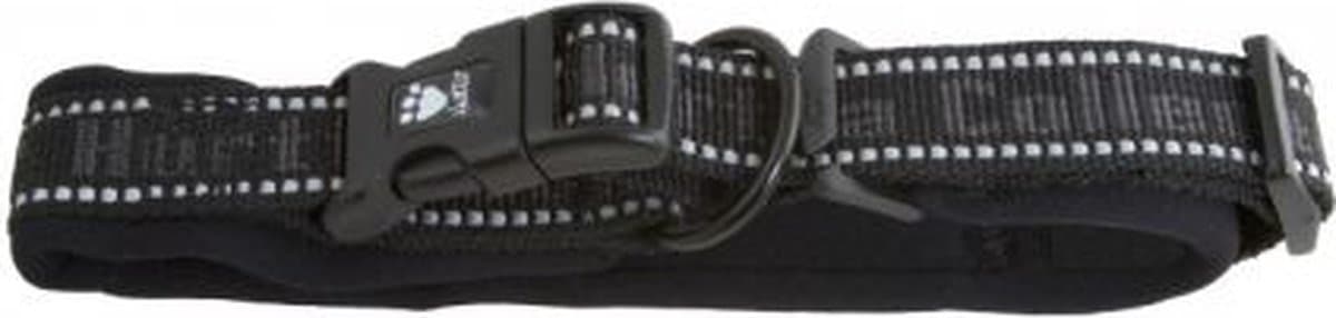 Hurtta halsband gevoerd zwart 25-35cm