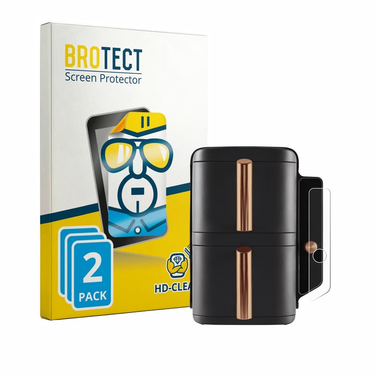 BROTECT - Screenprotector voor Ninja Double Stack XL sl400eu - Folie Beschermfolie transparant