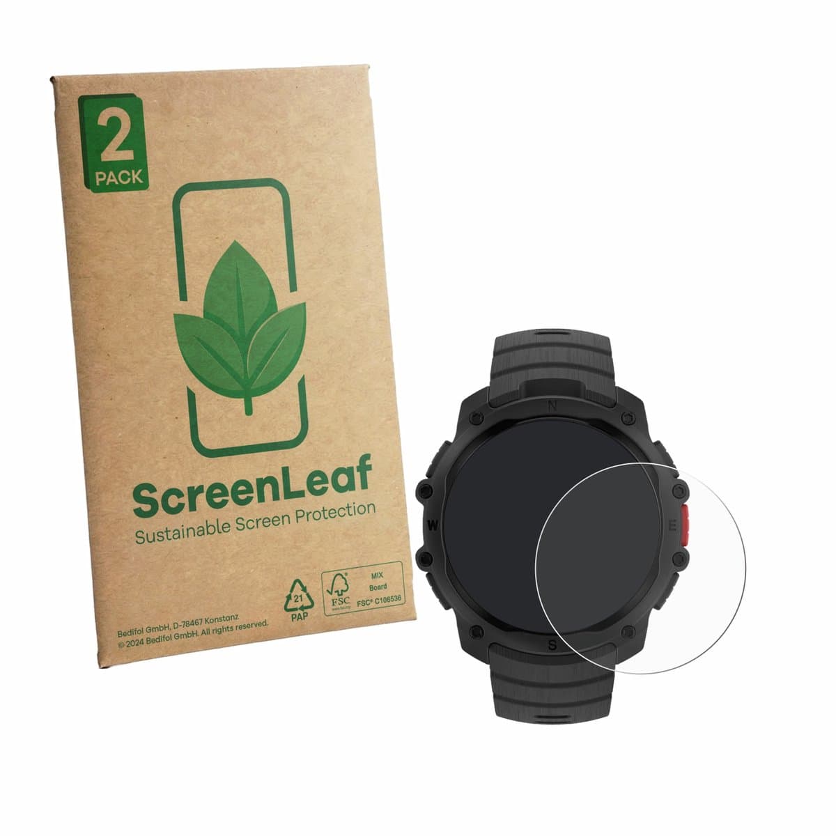 ScreenLeaf - Screenprotector voor Polar Street X - Duurzame schermbescherming Folie Beschermfolie transparant 2 Stuks