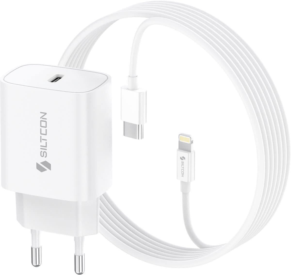 Siltcon® 20W & 35W Originele Super Snellader - Oplader - Incl. 2 Meter Kabel - Geschikt voor Lightning 14/13/12/11/Xr/Xs/Xs Max/8/8 Plus/ Pro