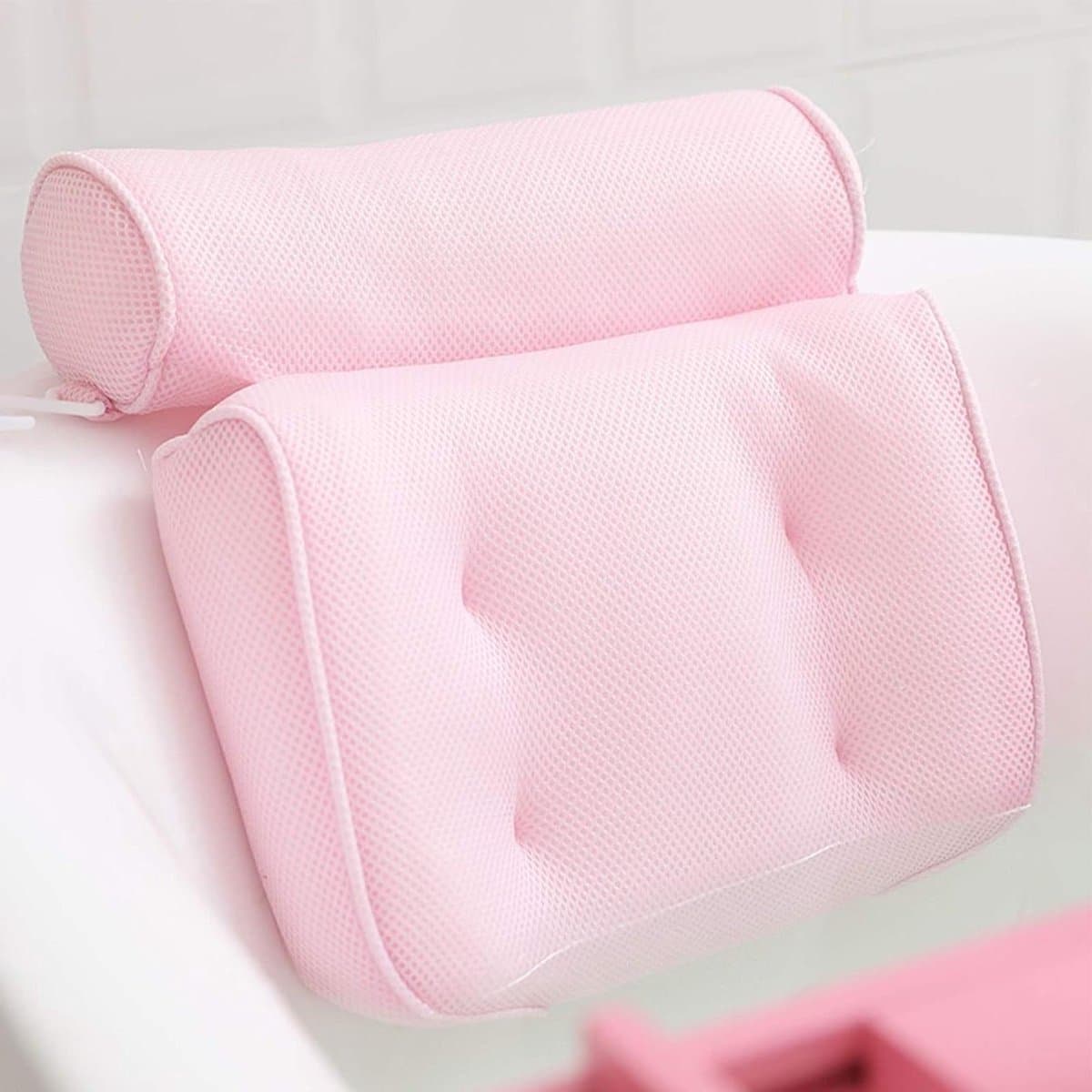 Badkussen - Badkuipkussen Spa Kussen - Ontspanning in bad - 3D Air-Mesh materiaal - 33 x 36 x 10 cm