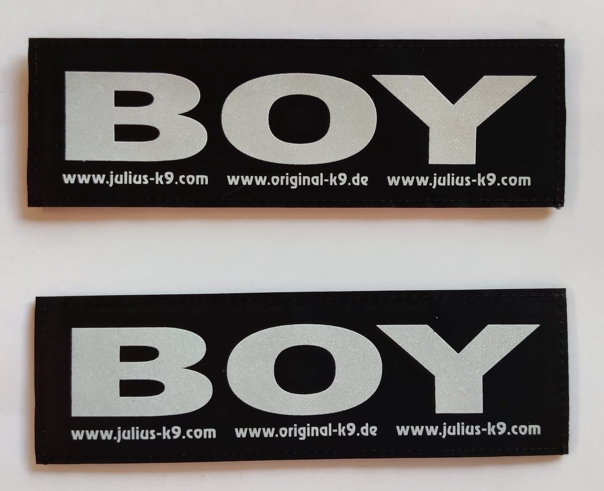Set Labels voor Powerharness - Large tekst: BOY