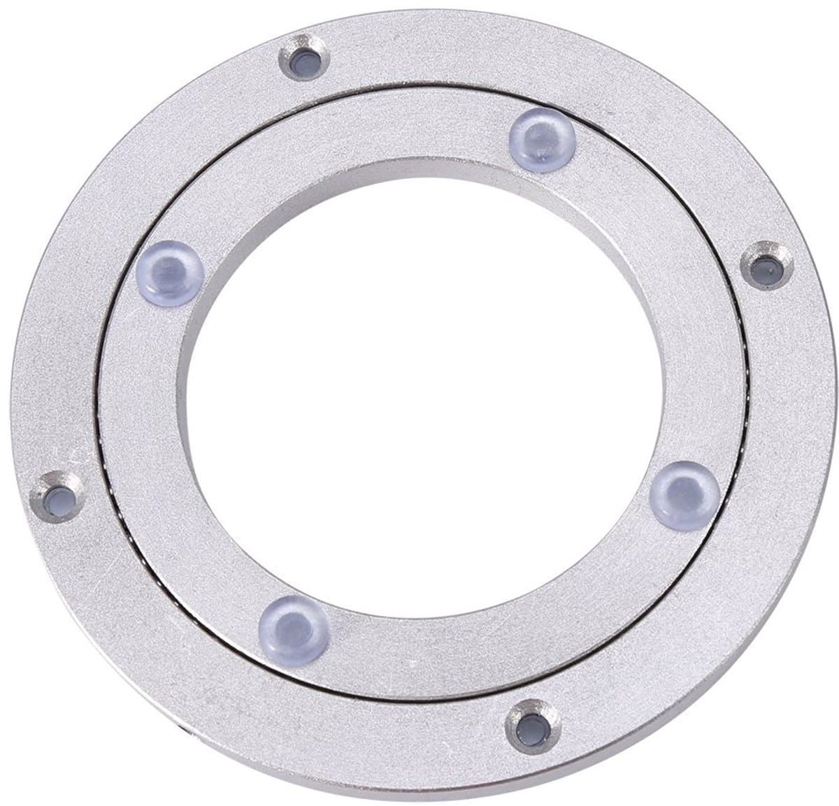 JHUBERS - Aluminium Draaiplateau 4 Inch voor Taartdecoratie en TV Monitor