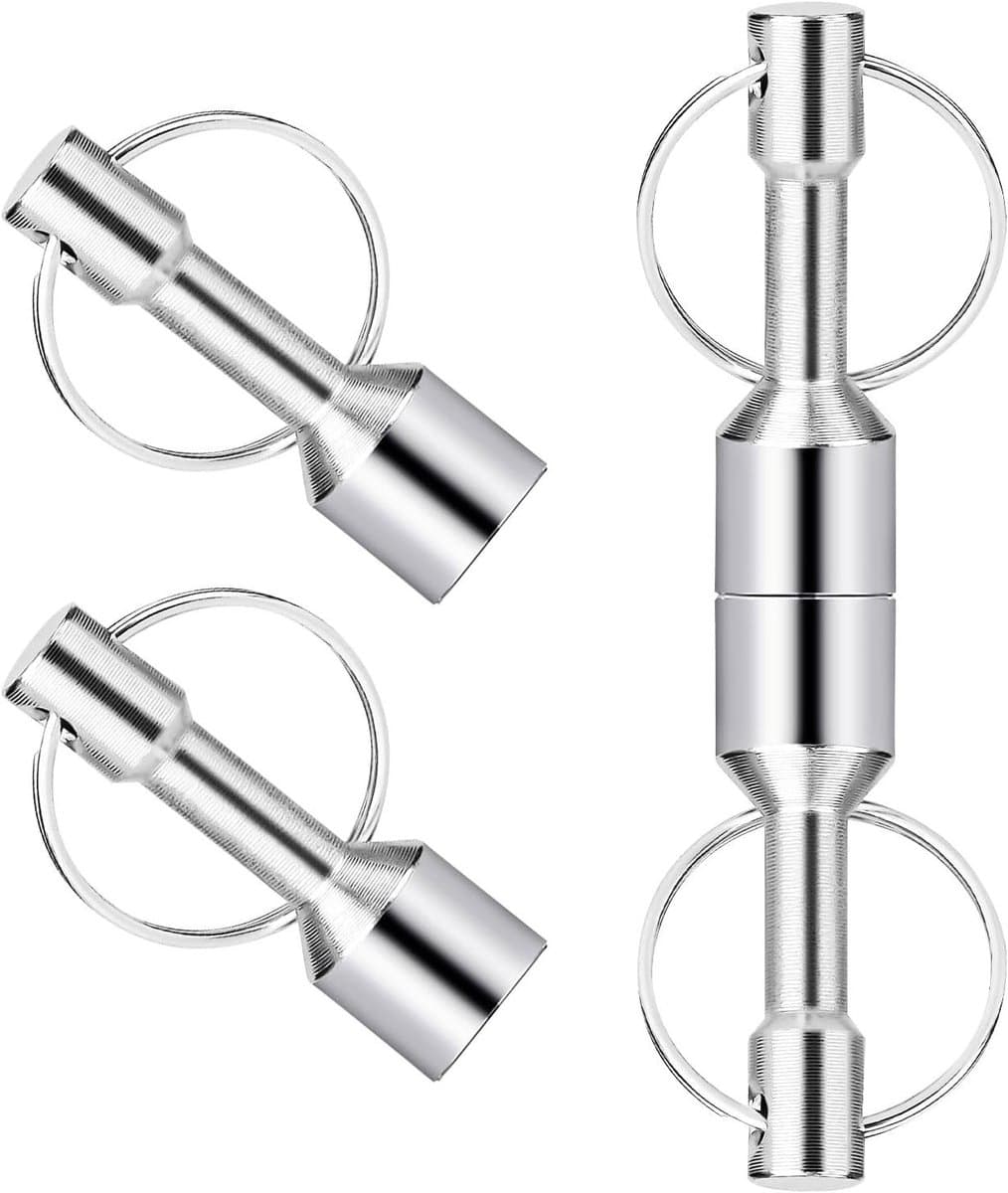 Sterke Magnetische Sleutelhanger Set van 2, Ideaal voor Sleutels, Sieraden en Hobbyprojecten, Perfect voor Verzamelaars en Organisatie