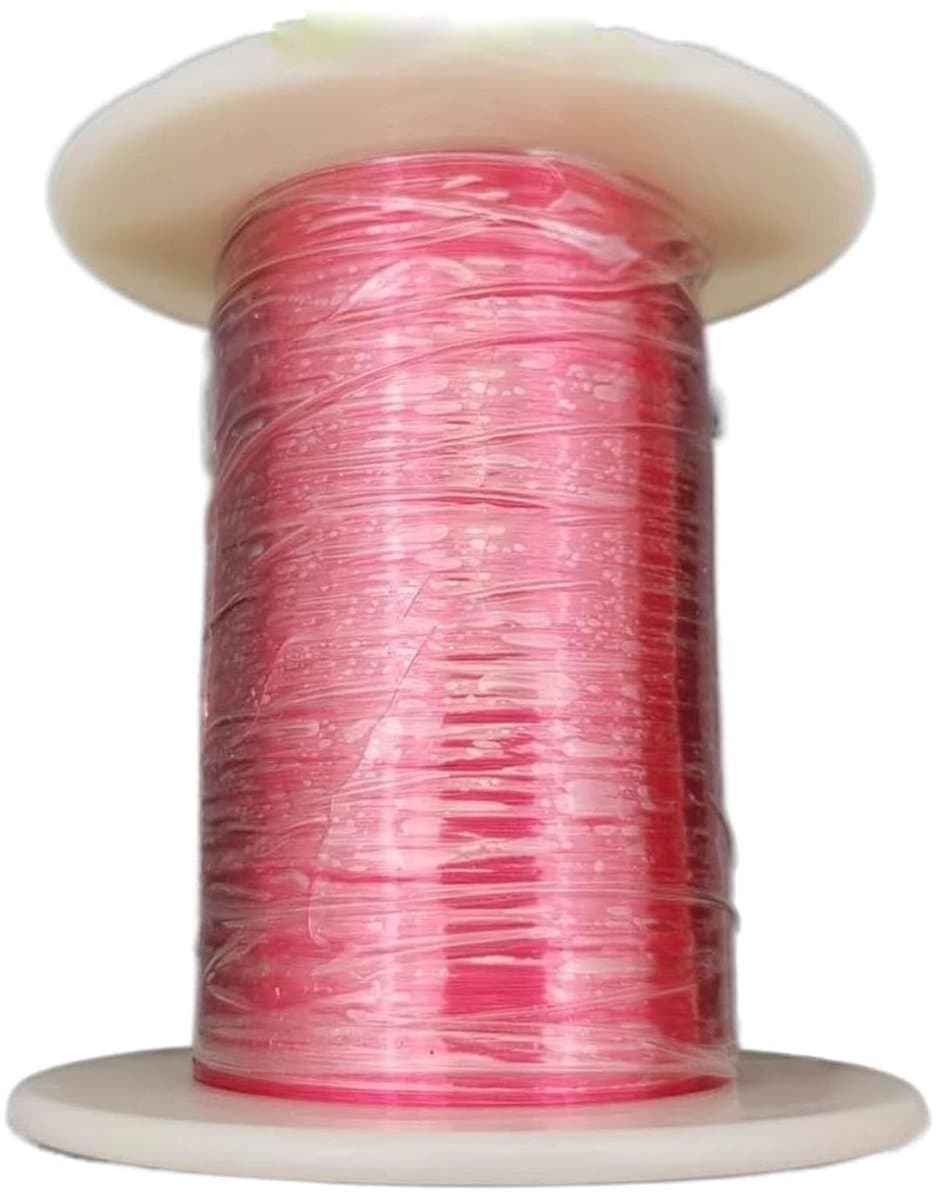 Koperdraad Rol - Geëmailleerd Wikkeldraad - Elektrische Projecten - Polyurethaan Isolatie - 100 Gram - Rood
