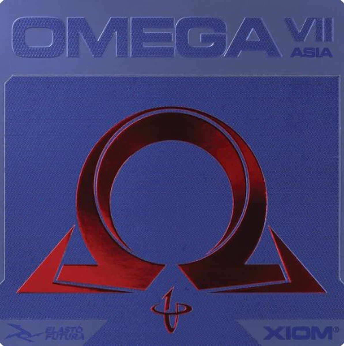 Xiom Omega 7 Asia - Zwart - 2.0 - Tafeltennis Rubbers