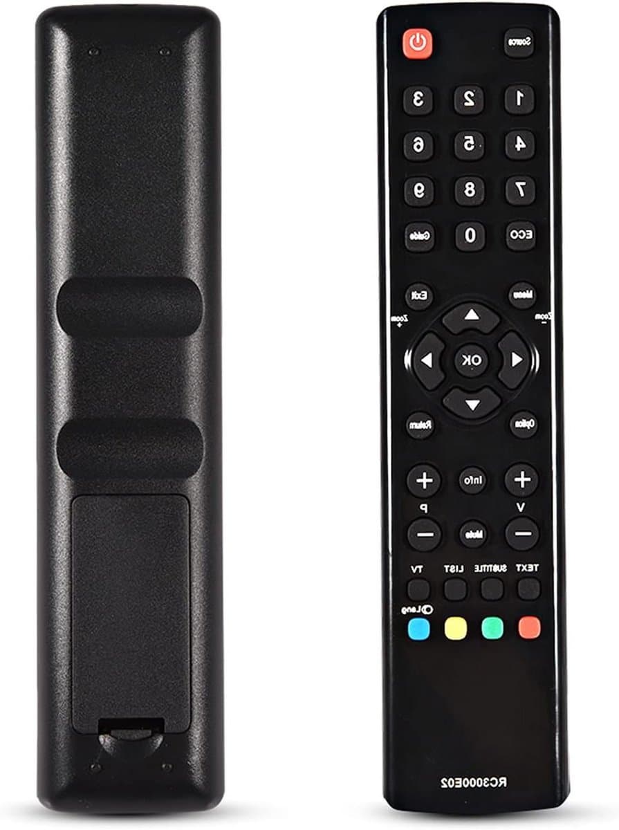 Universele Afstandsbediening - TV Afstandsbediening - TV Bediening - Direct Gebruik - 10 Meter - Zwart