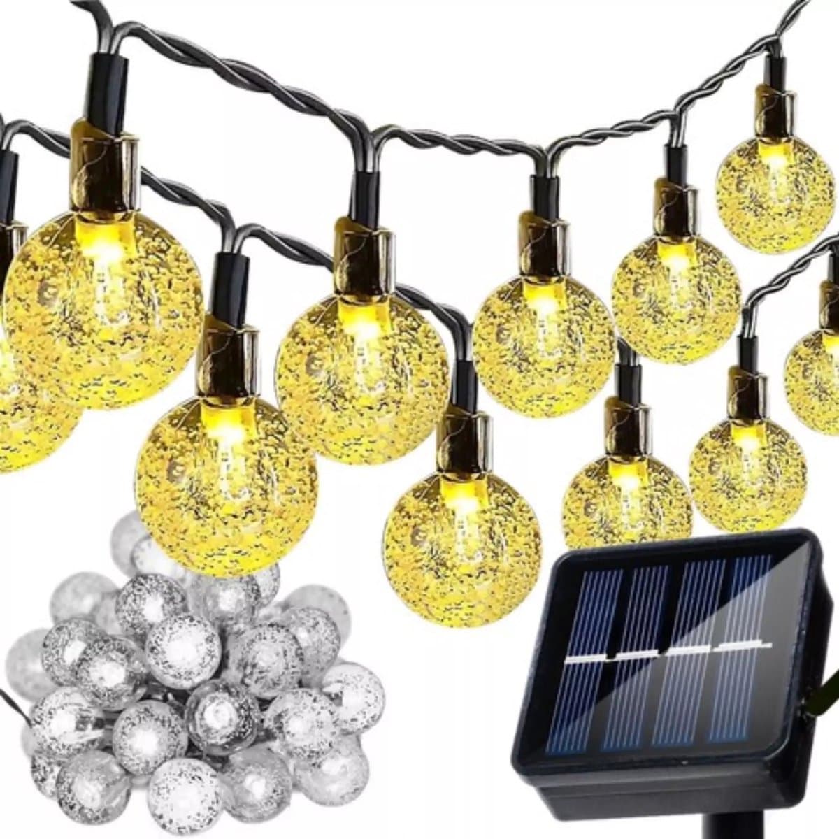 Gardlov Solar Lichtslinger 7m IP65 – Waterdichte Decoratieve Buitenverlichting