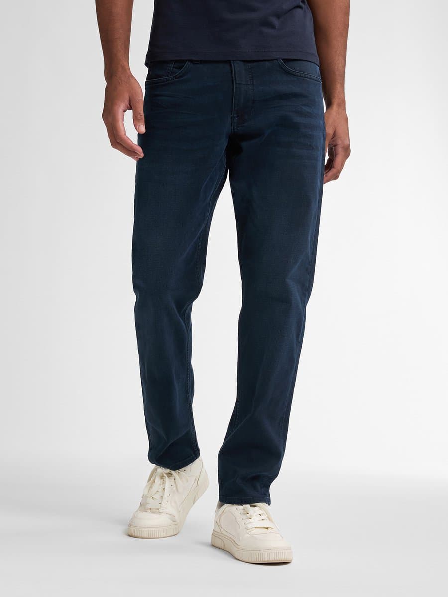 Petrol Industries Heren Jeans Regular Tapered Fit Russel - Spijkerbroek - Stretchdenim - Essentials Collection - Blauw - Maat W32L34
