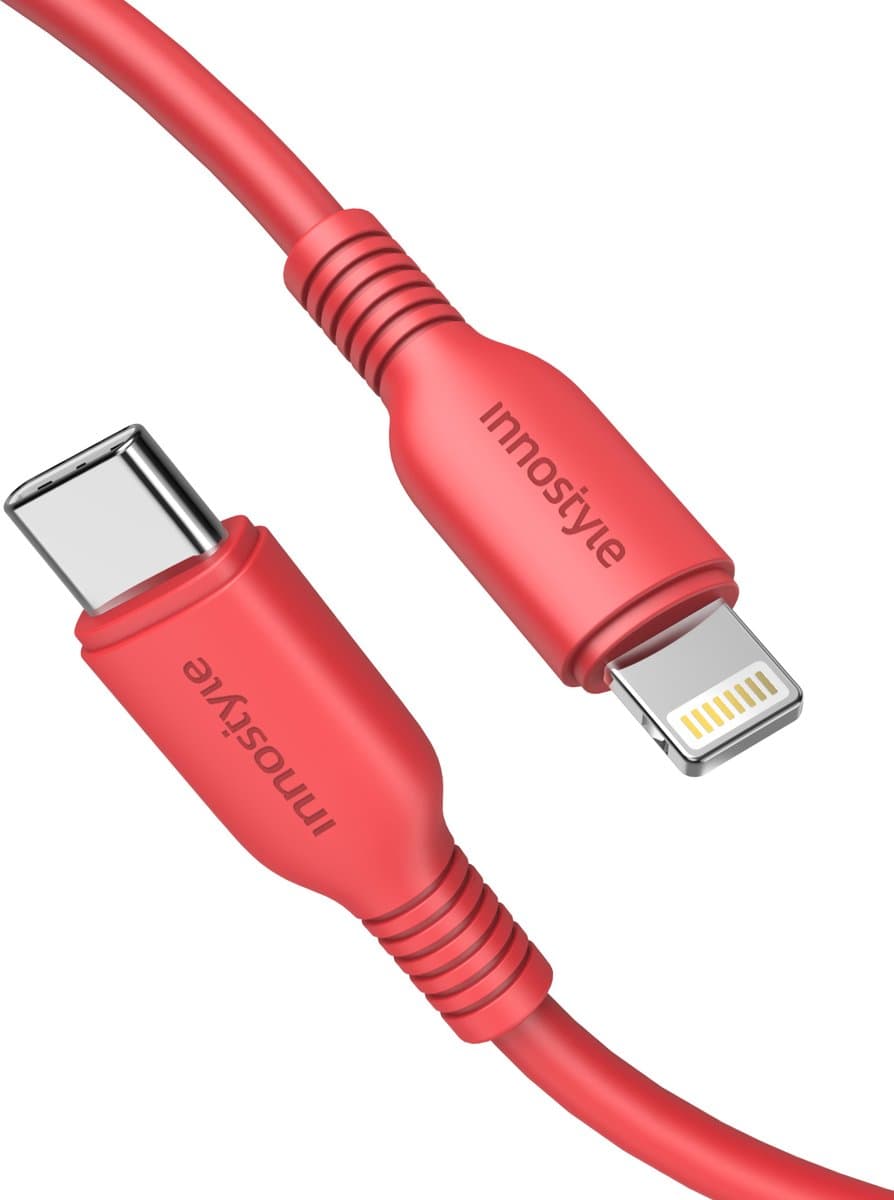 Innostyle® Oplaadkabel iPhone - Kabel lightning naar usb c - MFI Kabel Voor iPhone 11/12/13/14 - 1 meter