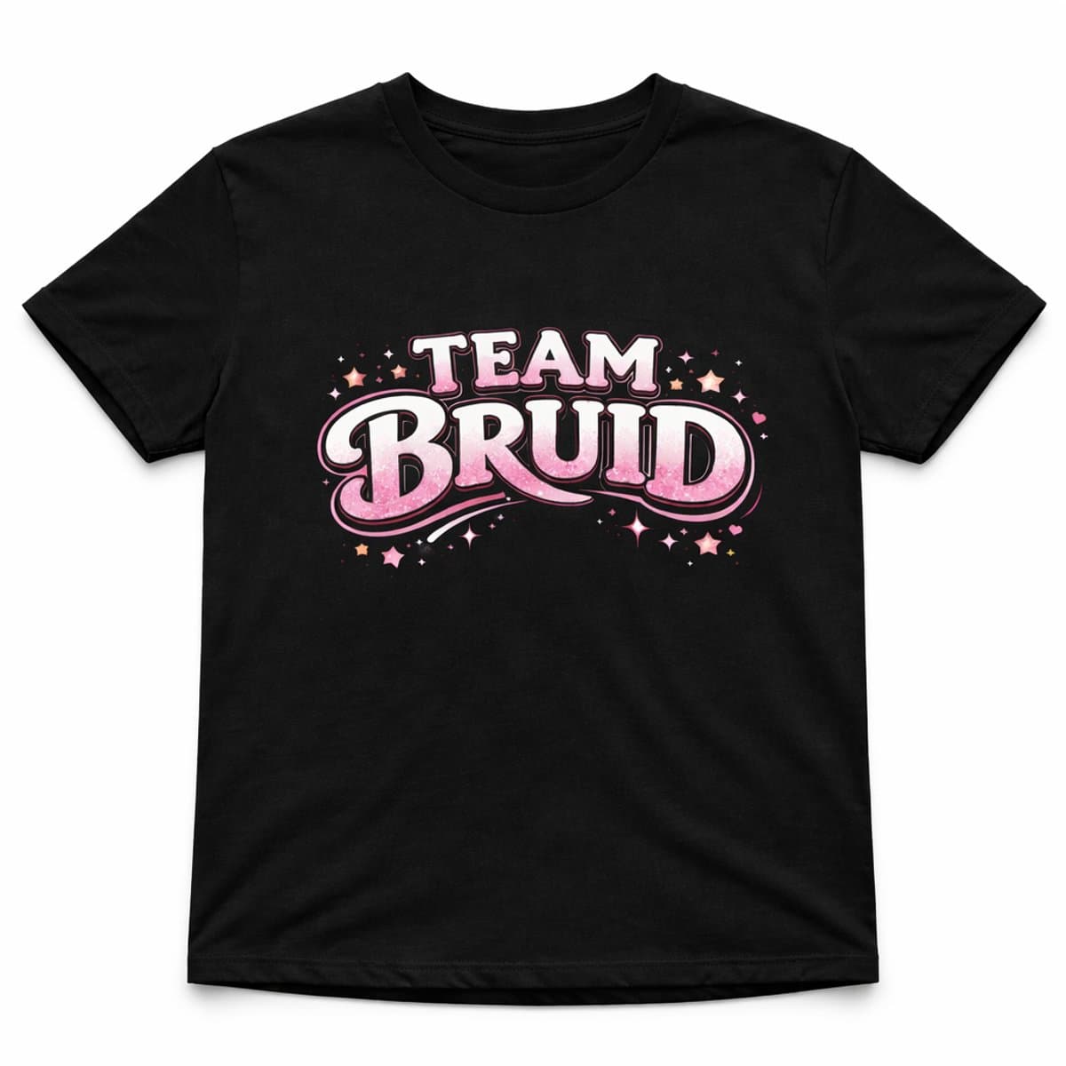 Team Bruid – Vrijgezellenfeest Vrouw T-shirt – Zwart – Maat XXL