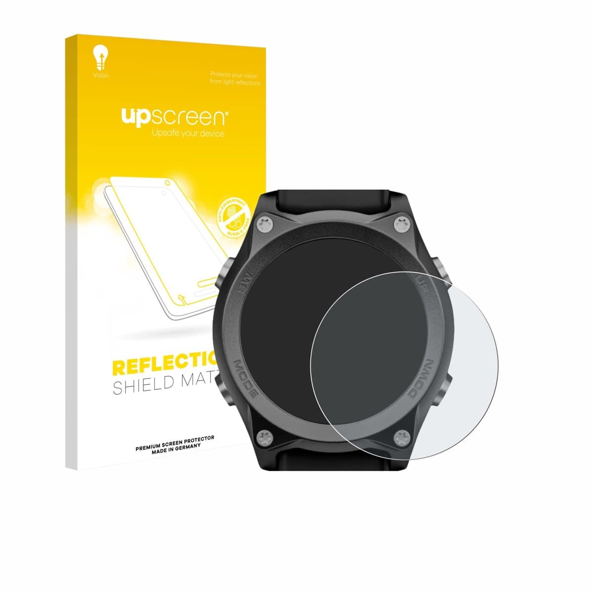upscreen - Screenprotector voor Mares Sirius - Folie Beschermfolie anti glare matte