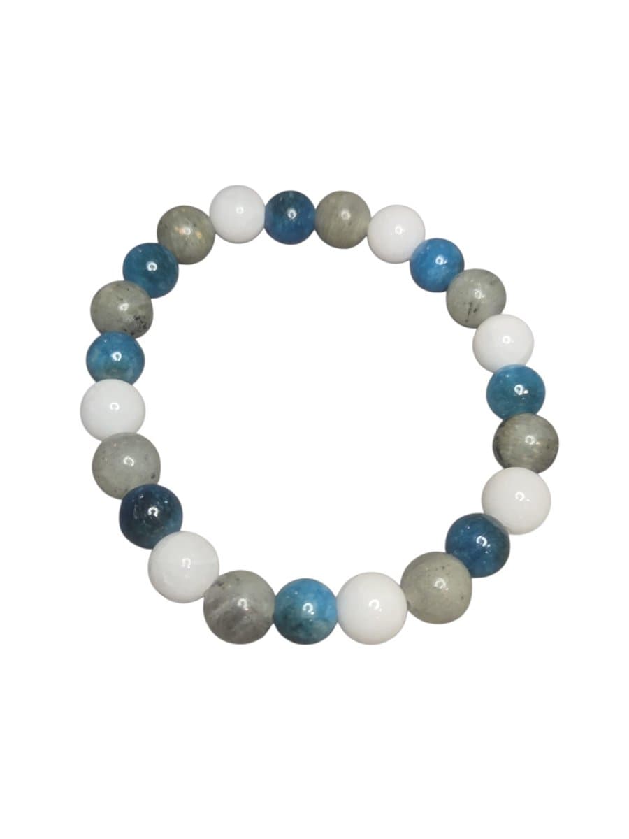 gekleurde agaat armband