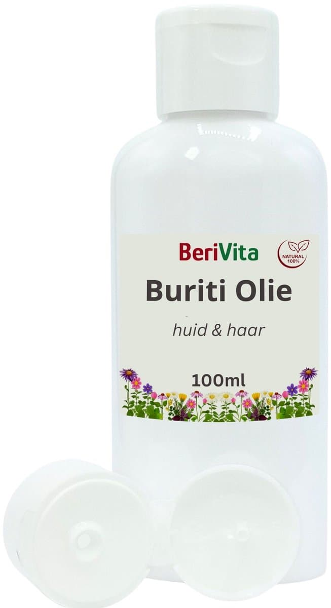 Buriti Olie 100ml - Pure Aguaje, Moriche Olie - Koudgeperst en Onbewerkt - Huid en Haar