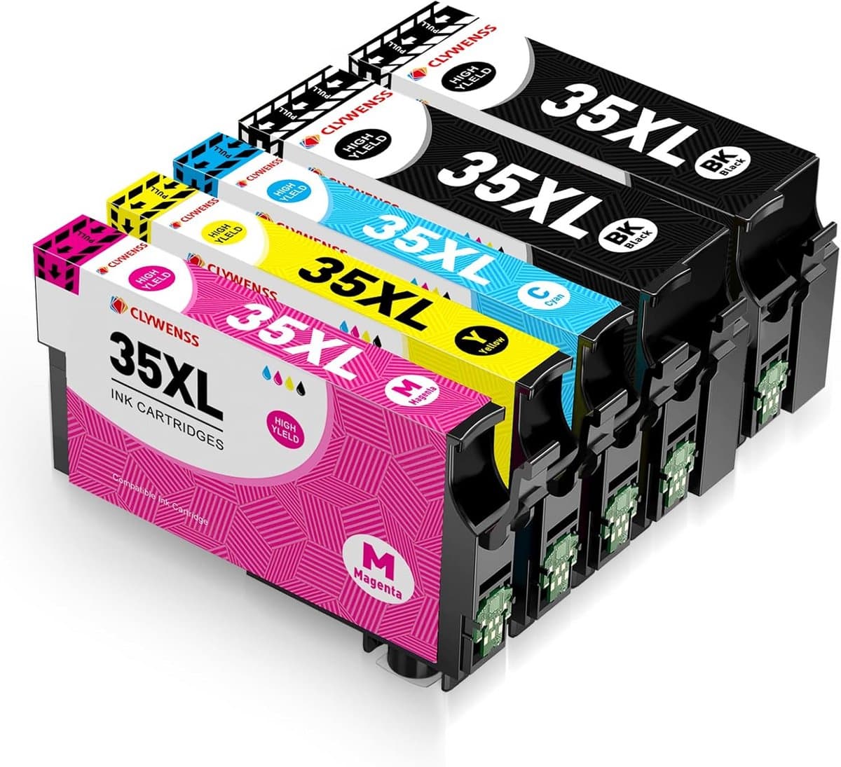 Extra grote capaciteit printer inktpatronenset 5 Stuks